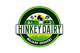 design clean and unique a dairy farm logo