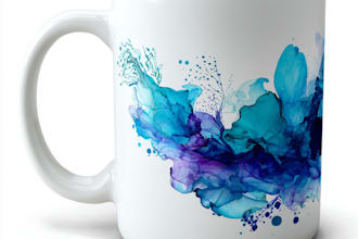 create custom typography coffee mug design or cup design