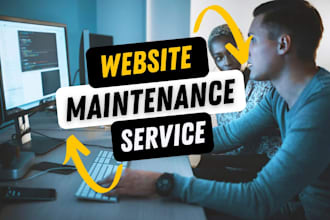 provide monthly website maintenance and content updates