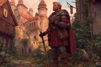 illustrate your ttrpg oc, vtm, fantasy, dnd character art