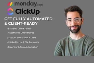 setup monday crm integration monday com automation clickup asana notion zapier