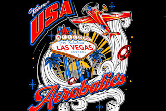 create a retro vintage custom travel and adventure t shirt design