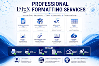 professionally format your scientific documents in latex