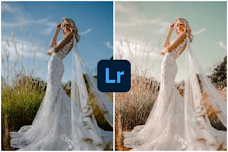 retouch photos with light and color correction