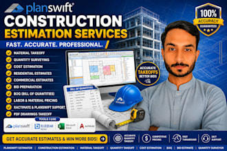 do mep and construction takeoff and estimation in planswift