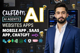 develop ai apps, ai saas, ai website and ai bots
