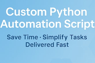 create a custom python automation script