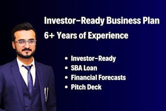 write a business plan for sba loan and investor funding