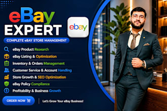 be your ebay virtual assistant and list hot selling product with SEO