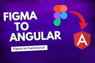 convert figma to angular  build responsive angular web app