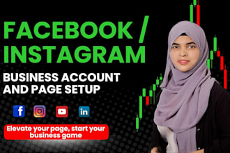 create facebook and instagram business pages,  set up ads manager
