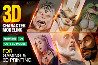 create 3d character modeling