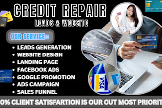 generate repair leads credit repair website credit restoration credt repair smm