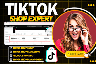 setup and manage tiktok shop dropshipping with tiktok ads and promotions