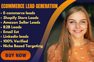 do ecommerce lead generation for shopify stores and amazon sellers