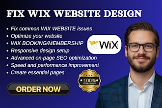 design or build modern wix, booking wix online coaching program, wix membership