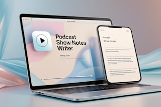 write engaging podcast show notes with SEO keyword