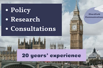 write an insightful policy briefing or persuasive consultation response