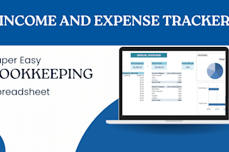 design a professional bookkeeping template in excel