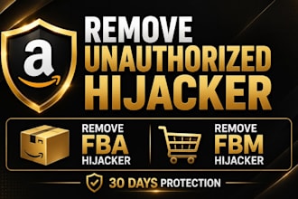 remove amazon hijacker from amazon listing in 24 hours, fba and fbm seller