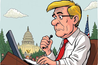 create political and editorial cartoons