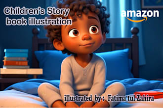 design children story book illustration and children story book illustration