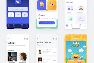 develop ai quiz app, ai trivia app, educational app, online course app, kid game