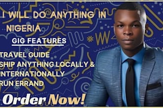 do anything in nigeria, run errand, be your virtual assistant