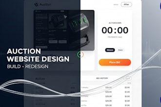 build auction website auction platform redesign auction website auction platform