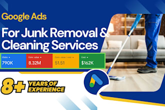 generate leads with google ads for junk removal and cleaning services