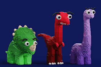 create unique 3d voxel nft art collection
