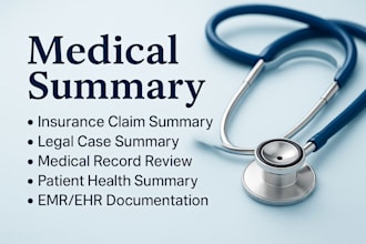 provide medical transcription, clinical report writing