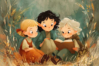 design professional children storybook illustration