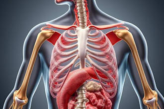 create your 2d medical anatomy scientific biomedical