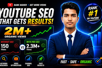 do youtube video SEO expert optimization to boost views and ranking