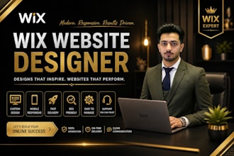 design or redesign a wix website or ecommerce store
