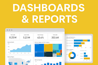 create professional power bi dashboards and reports for data driven insights