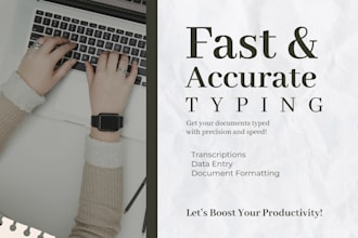 do fast document typing
