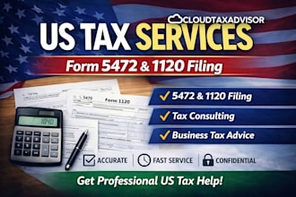 file form 5472, 1120, 1065 for non us residents