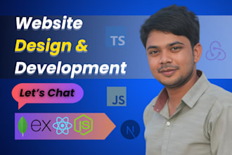 be your web developer for website development, react, custom business website