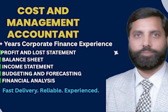 be your expert cost and management accountant