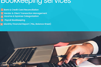 do accounting setup and clean up bookkeeping using quickbooks online