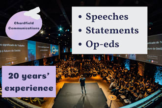 create or edit impactful speeches