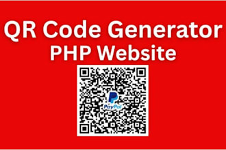 create a PHP responsive qr code generator website