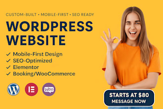 develop a mobile friendly, conversion optimized wordpress website