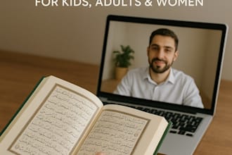 teach quran to kids adults and women
