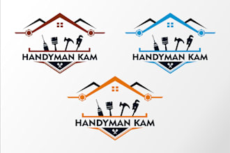 make outstanding home repair, roofing, remodeling, handyman logo