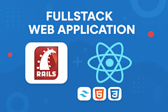 develop a fullstack react and ruby on rails website