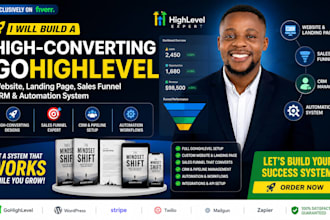 build gohighlevel website gohighlevel landing page gohighlevel ai crm automation