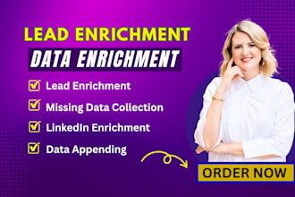 data enrichment, missing data collection